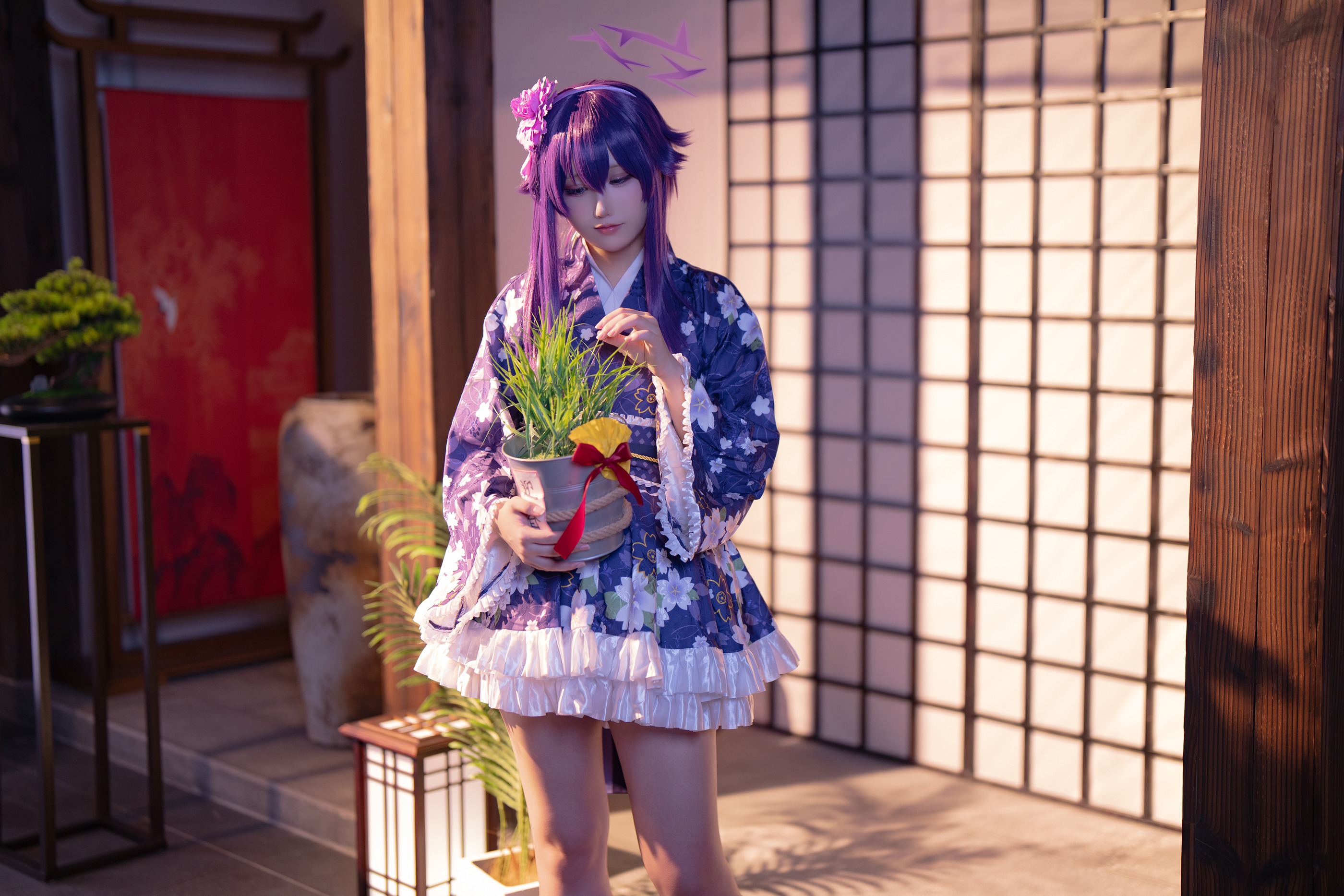 图片[1]-lunananya – No.038 蔚蓝档案 伊草遥香 (New Year) [34P]-XikXak